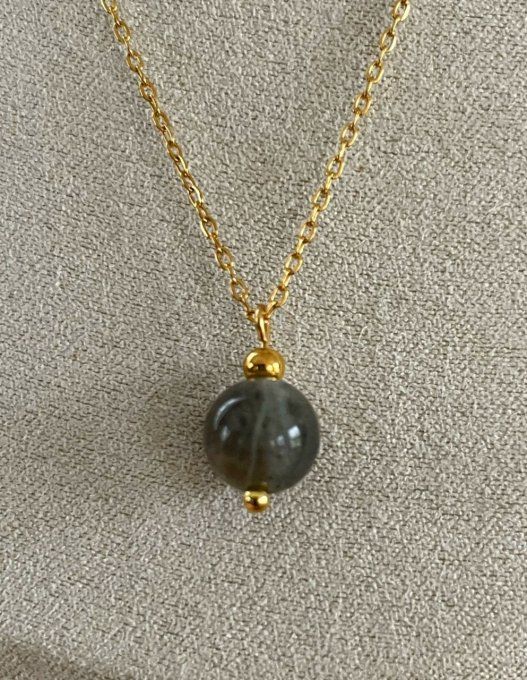 Collier Louise labradorite 